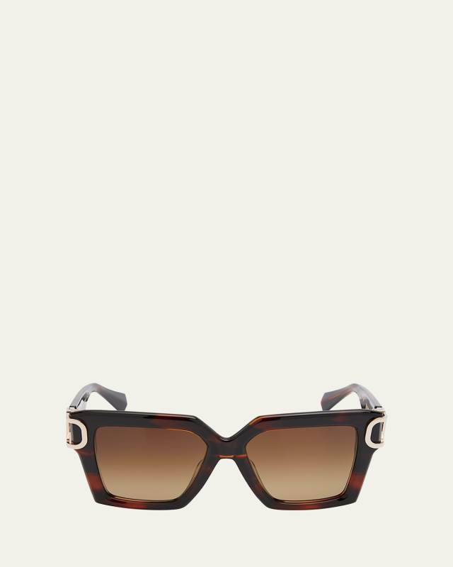 Uno Square Acetate & Titanium Sunglasses